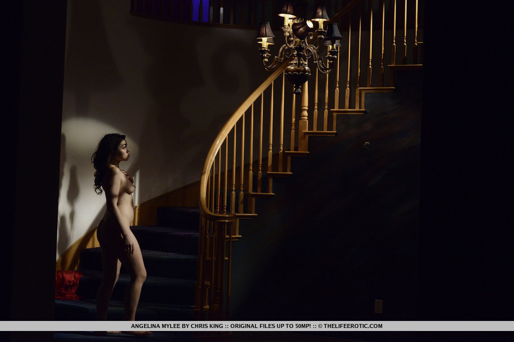 Angelina Mylee in Empty Stairs 1 photo  1 of 17